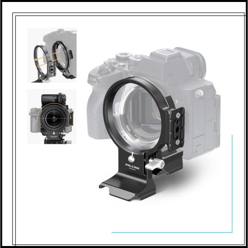 ULANZI F38カメラレンズ用三脚座 カメラレンズ用 F38/F22/F50クイックリリース カメラレンズ三脚マウント 回転式水平・垂直 カメラ用ケー