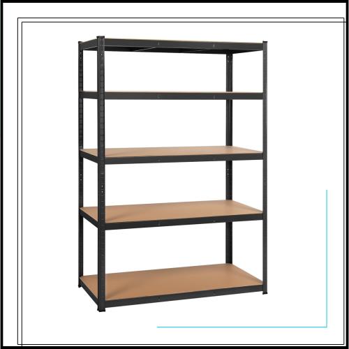 Yaheetech スチールラック メタルラック 5段 耐荷重175kg/段 120×60×180cm キッチンラック オープンシェルフ 収納棚 収納ラック 業務用