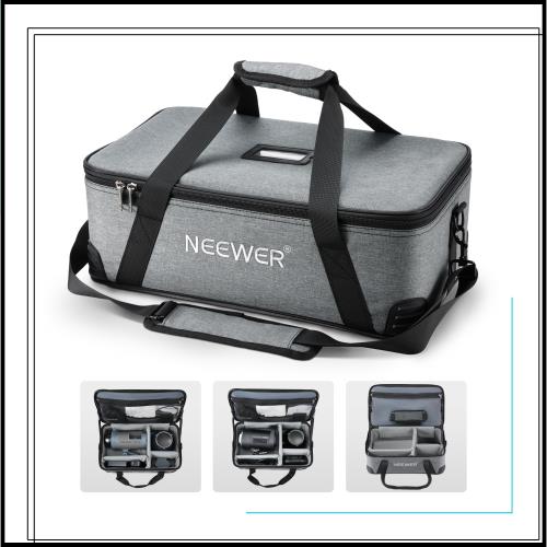 NEEWER キャリングバッグ 可動式フォームパッド入りコンパートメント付き NEEWER スタジオライト Vision 4 ML300 CB60 CB60B RGB CB60用