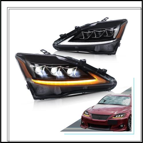 VLAND レクサス IS250 ヘッドライト IS350 ISC ISF USE20 流れる