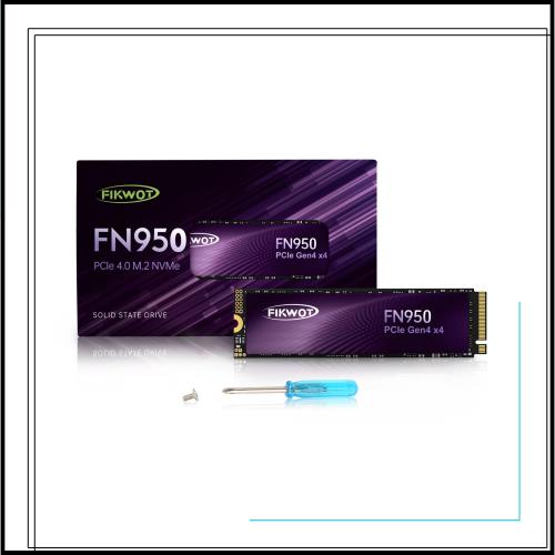 Fikwot FN950 2TB SSD NVMe 1.4 M.2 2280 PCIe Gen4 x4 内蔵SSD 最大読込4800MB/s 最大書込4500MB/s 高耐久 PS5動作確認済み メーカー