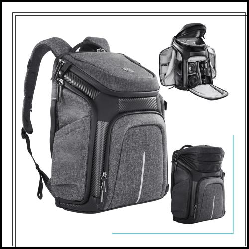 [K＆F Concept] カメラバッグ リュック バックパック 大容量 25L 三脚 15.6インチPC収納可 容量拡張可 ショルダーバッグ 一眼レフカメラ用