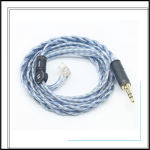 【JSHiFi-VENUS】QDC3.5mmリケーブル 銀メッキと古河銅＆金銀銅同軸線材 3.5mmイヤホンアップグレードケーブル 中華QDCイヤフォン交換ケー