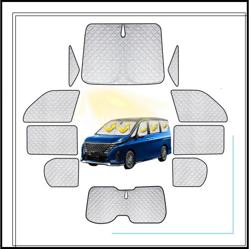 ニッサン セレナ C27 車中泊 サンシェード フルセット SERENA C27 車中泊 車用 サンシェード 仮眠 マルチサンシェード 遮光シェード 断熱