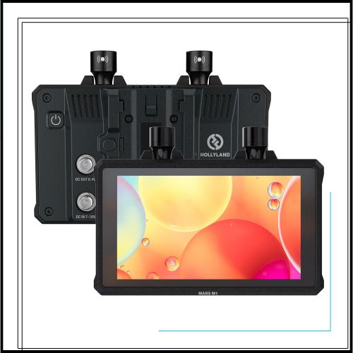 Hollyland Mars M1 Enhanced 5.5”カメラ用モニター+無線映像伝送システム 3in1 HDMI・SDIワイヤレスビデオ伝送 4K入力撮影モニター1080p6