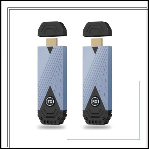 ワイヤレスHDMI 無線 送受信機セット 小型 8台増設可能 収納に便利 無線化 30m安定転送距離 1080P/5Ghz WIFI＆設定不要 映像音声同期出力