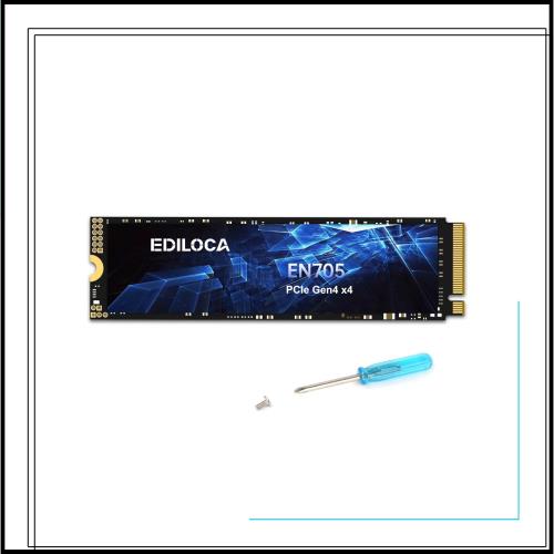 新品 4TB SSD EDILOCA EN705 M.2 PCIe4 PS5対応 Amazon | Ediloca EN705 SSD 4TB PCIe Gen4 NVMe M.2 2280 PS5