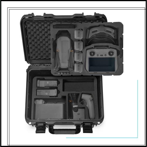 Lekufee DJI Air 3S/DJI Air 3 防水キャリングケース DJI Air 3S/Air 3 Fly Moreコンボ、DJI Goggles 3/Goggles 2、DJI Goggles Integra