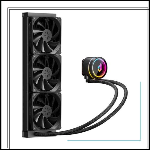 upHere 簡易水冷CPUクーラー 360mmラジエーター 水冷システム 120mmPWMファン3基 静音 ARGB LEDヘッド搭載 【P360K】 …