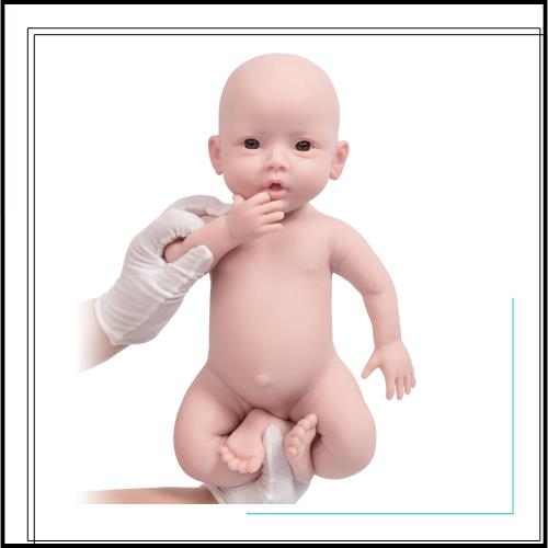 MOTLEYBEAN 47cm リボーンドール 再生人形 リボーンドール リアル赤ちゃん人形 骨格付き 全身シリコン 可愛いおもちゃ 誕生日 クリスマス