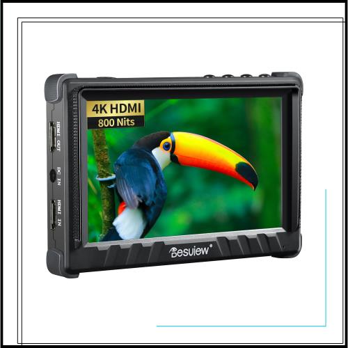Desview P5II カメラモニター 撮影用モニター 800nits 高輝度 5.5インチ 非光沢 160°広視野 疲れ目軽減 1920×1080解像度 Rec709色域キ