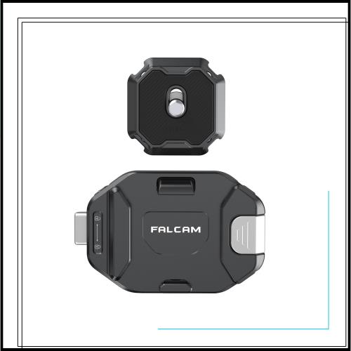 FALCAM F38 カメラクリップキット V2、F38 バックパッククリップ プレート付き バックパックストラップとカメラ用 F38B3803