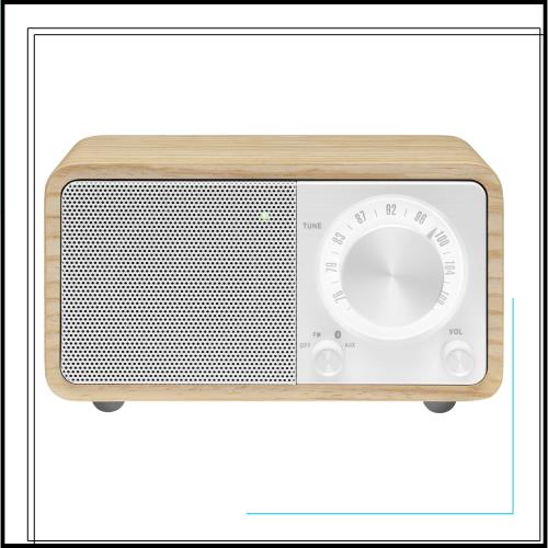 【国内正規品】Sangean WR-301 ワイドFM対応 FMラジオ・Bluetoothスピーカー (ホワイトオーク/パールホワイト)