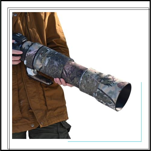 ROLANPRO レンズカバー | 適用Canon RF 200-800mm F6.3-9 IS USM対応 | 望遠レンズ用カモフラージュコート | 三層構造保護 | 色番号：緑