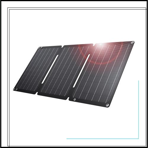 BigBlue 30W ソーラーパネル 3ポート【DC/QC3.0/PD24W 急速充電】ソーラー充電器 24.7%高変換効率 超薄型 軽量 小型 非常用バッテリー ソ