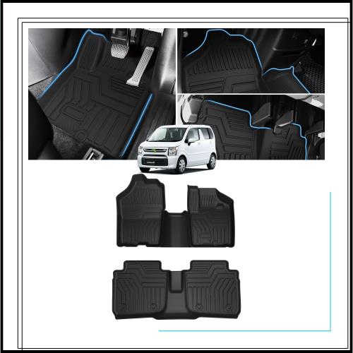 Cartist スズキ ワゴンR MH35S MH55S フロアマット 3Dフロアマット セカンドマット カーマット WAGON-R 2017年2月〜現行 防水マット 滑り