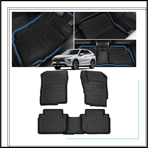Cartist 三菱 エクリプスクロス GK系 フロアマット GK1W GK9W型 3Dフロアマット カーマット セカンドマット Eclipse Cross 2018年〜現行