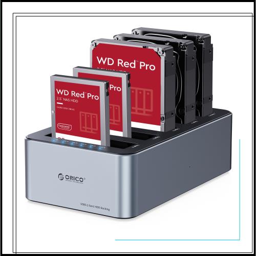 周辺機器 ORICO HDD ケース 5ベイ 20TB*5 オフラインクローニング機能