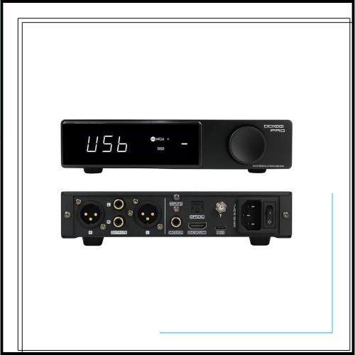 SMSL DO100 PRO 2xES9039Q2M バランスDAC、XMOS XU316 PCM768kHz DSD512 USB DAC、USB/Bluetooth5.1 LDAC/光/同軸/HDMI ARC入力コンバー