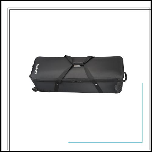 TENBEST 写真スタジオ機器ケース ローリングバッグ 120x38x33 cm 大容量 防水 1680D ナイロン生地 撮影用フラッシュ、ライトスタンド、し