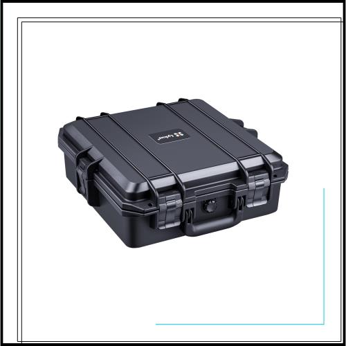 Lykus HC-3610 防水ハードケース 格子状カットスポンジが内蔵 内寸:35.5x35.5x14 cm カメラ、ドローン、ラップトップなどに適用