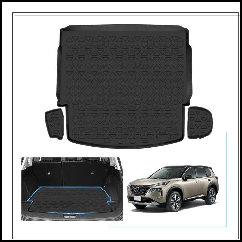新型 エクストレイル T33 専用 ラゲッジマット X-Trail 4代目 T33 SNT33 5人乗り 車種専用設計 3D トランクマット TPE素材 カーゴマット