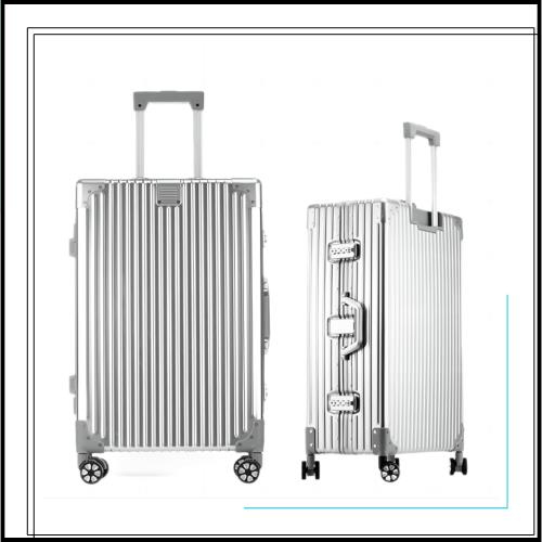 スーツケース アルミ製 シルバー　Mサイズ /65L (4~7泊) スーツケース アルミ製 シルバー Mサイズ /65L (4~7泊) アルミ スーツ