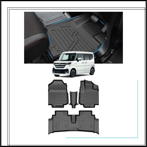Cartist スズキ 新型スペーシア スペーシアカスタム MK54S MK94S に適用 フロアマット 立体カーマット 3Dフロアマット 2023年11月〜現行