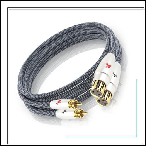 Impeto XLR RCA変換ケーブル「メス-オス」XLRからRCAまで OFC無酸素銅 オーディオケーブル AVアンプ/CD/ヘッドホンアンプ/デジタルミキサ