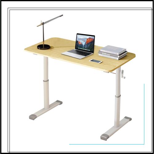 Fainyearn 昇降式デスク パソコンデスク 高さ調節 テーブル 昇降式 小型 リビングデスク 幅80cm 奥行45cm 上下昇降デスク63~90cm調節可能