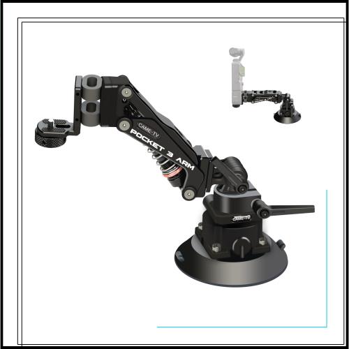 Came-TV 吸盤マウント 車載カメラマウント DJI Osmo Pocket 3 2 GoPro Insta360 アクションカメラ用 車載マウント サクションカップマウ