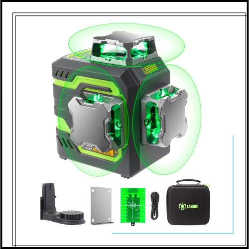 LasGoo LG-3DM グリーンビームレーザー水準器、セルフレベリング3x360°クロスラインレーザー、建築・絵画吊り下げ用、5200mAh内蔵充電式 12,236円