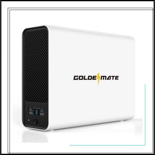 GOLDENMATE 無停電電源装置 UPS 1000VA Pro/800W リン酸鉄リチウムイオン電池搭載 230Wh 常時商用給電 正弦波 ネットワーク機器 通信シス