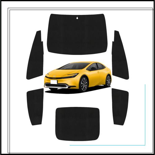 Loveyes トヨタ プリウス サンシェード 全面 60系 prius フルセット 純正 日除け 車中泊 断熱 目隠し UVカット 専用アクセサリー (プリウ