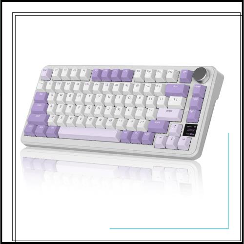 ATTACK SHARK X85Pro ゲーミングキーボード ワイヤレスキーボード キーボード bluetooth ワイヤレス 無線 ブルーベリースイッチ ガスケッ