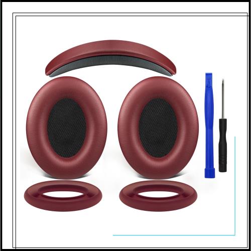 SOULWIT イヤーパッド + ヘッドバンド + イヤーパッドカバー Bose QuietComfort 15 (QC15)/QuietComfort 2 (QC 2) 用 ヘッドセット 交換