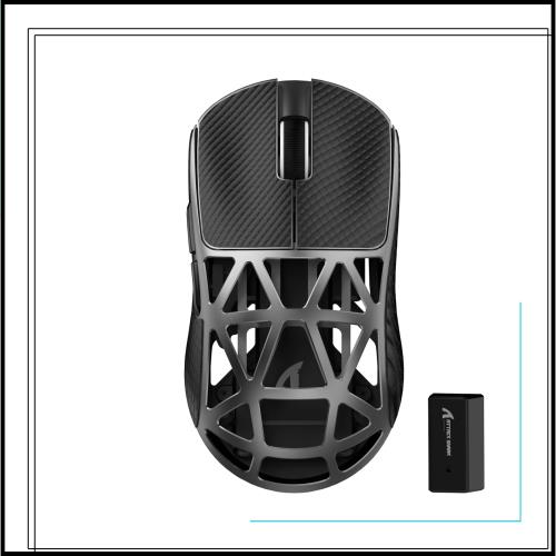 ATTACK SHARK R2 ゲーミングマウス マグネシウム合金 ワイヤレス PAW3950 8000hz 2.4G/Bluetooth/USB有線 42000DPI 45g超軽量 光学マイク