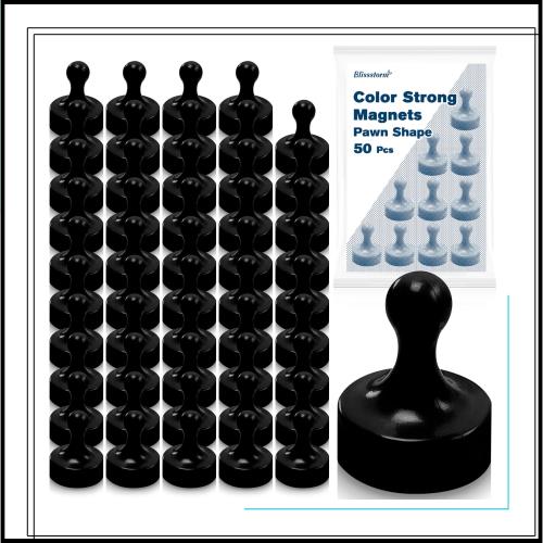Blissstorm 6/10/20/30/50個セット 強力マグネットピン多数の色ネオジム磁石可愛い 便利な小物 冷蔵庫用マグネット、ホワイトボード 磁石