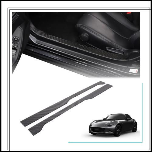 Hcilloend 新型 マツダ ロードスター RF ND系 2016〜2023に適用サイドステップガード サイドモール サイドステップ スカッフプレート カ