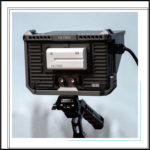 VILTROX DC-X3 カメラ モニター＆ケージ セット 3G-SDI フィールドモニター 6インチ 2000Nits ビデオモニター タッチ式 4K HDMI カメラモ