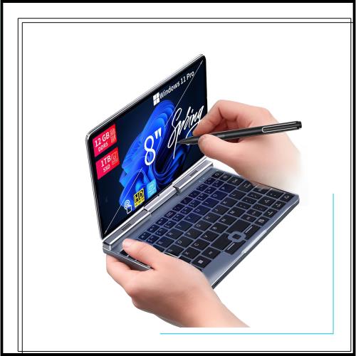 8インチ ミニノートパソコン 日本語キーボード・日本語システム搭載