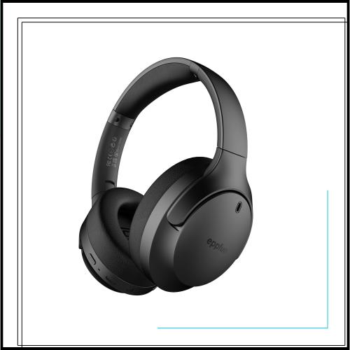 eppfun Cutemeet 818 ワイヤレス Blueooth 5.4 ヘッドホン LE Audio APTX-Lossless Adaptive 対応 HiFi 音質 (有線 無線 両用) 内蔵マイ