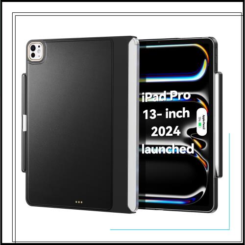 Matekxy iPad Pro 13インチ ケース M4 2024専用 マジックキーボードに対応 Magic Keyboard/Smart Keyboard Folioに対応 Apple Pencilホル