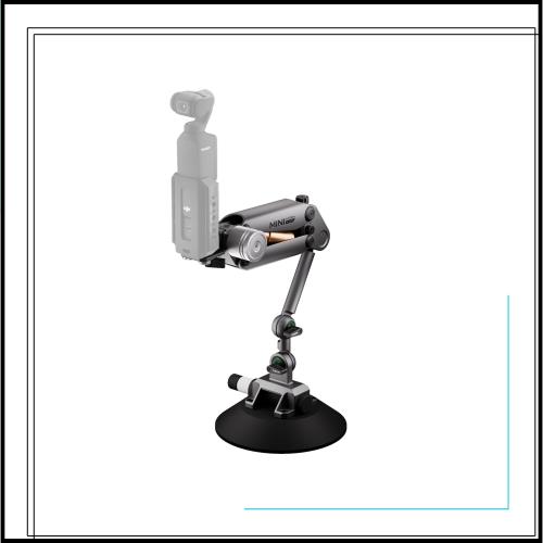 TILTA Hydra Alien Mini レギュラーサクションカップ DJI Action 3/4、DJI Pocket 3、Insta360 X4/X3、Khronos Kitなどに対応、車載マウ