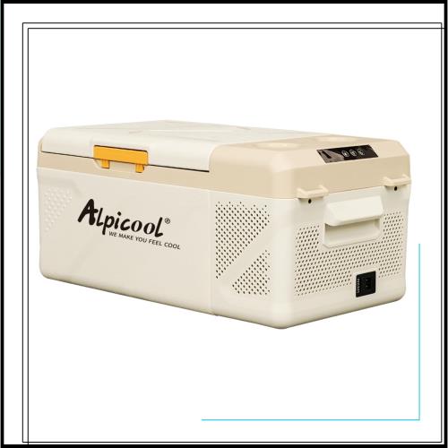 Alpicool ポータブル冷蔵庫 車載冷蔵庫 車載冷蔵冷凍庫 Km15 16L 16リットル -20℃〜20℃ コンプレッサー式 急速冷凍 AC100V DC12V/24V