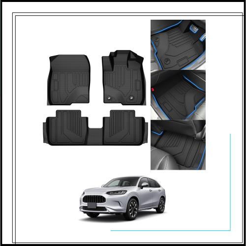 Mixsuper ホンダ 新型 ZR-V フロアマット 立体カーマット ZRV 専用 3Dフロアマット セカンドマット 防水マット RZ3 RZ4 RZ5 RZ6 RZ系 カ