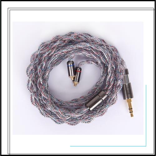 【JSHiFi-Butterfly】MMCX3.5mm リケーブル 純銀＋銅銀パラジウム合金＋銀メッキ線材 MMCX3.5mmイヤホンアップグレードケーブル 3.5mmス