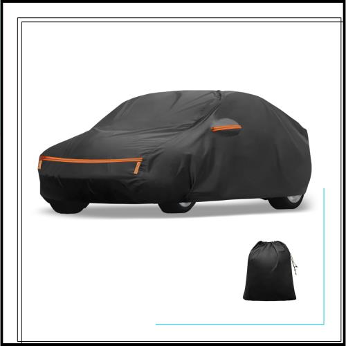 X AUTOHAUX 車カバー 3XXL セダン用 535*200*130cm 耐強風 ボディカバー スパンレース綿 新型100%防水生地＆5層構造 裏起毛 塗装面保護 梅