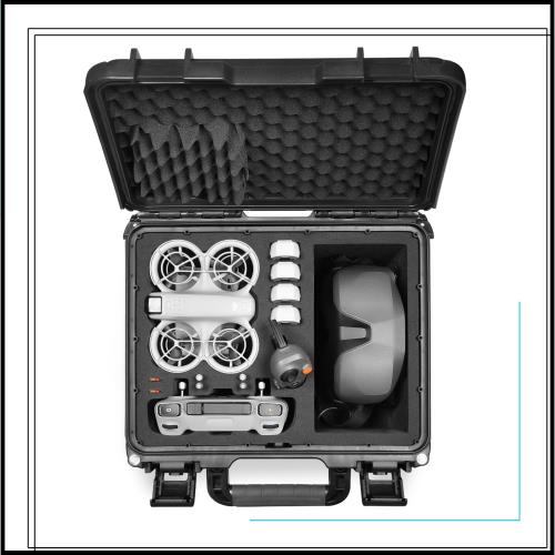 Lekufee DJI Neo ドローン防水ハードキャリングケース DJI Neo Motion Fly More コンボ、DJI Goggles N3/3/2/Goggles Integra、DJI RC 2