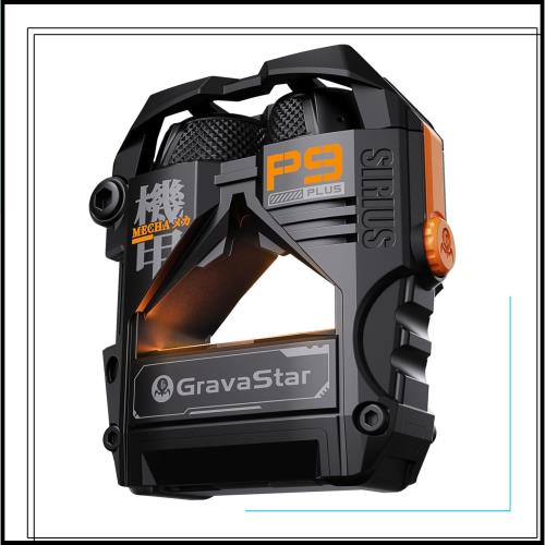 GravaStar Sirius Plus 完全ワイヤレスイヤホン Bluetooth5.3 ANCアクティブノイズキャンセリングイヤフォン 28時間再生 IPX4防水規格 EN